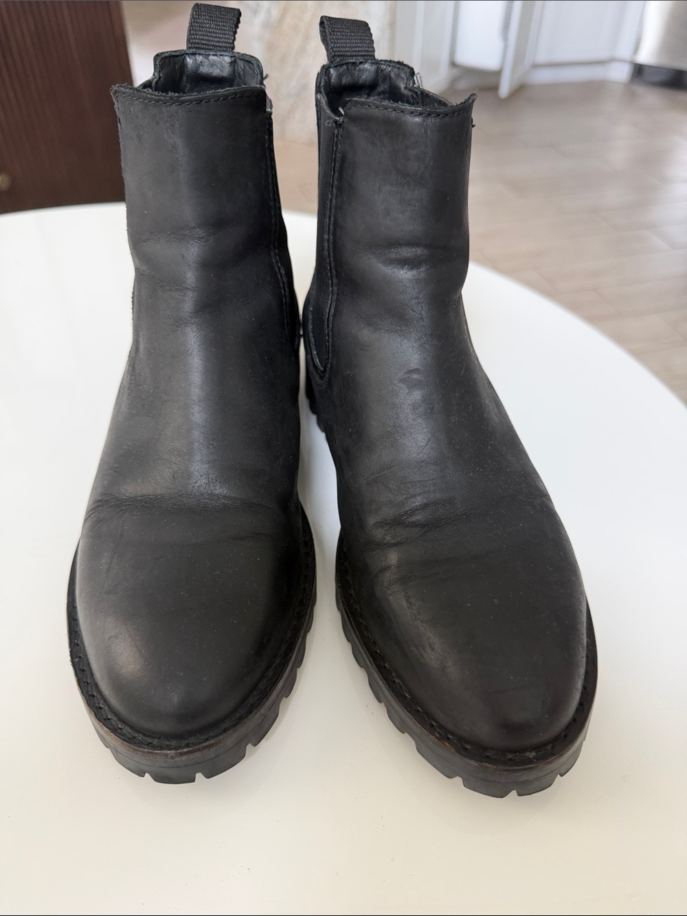 Thursday Boots Black Leather Chelsea Boots